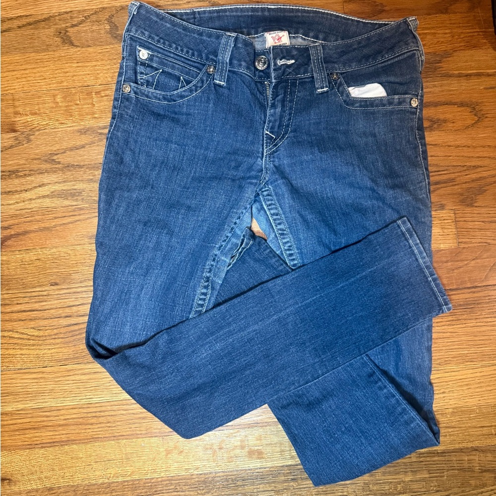 True Religion Dark Blue Skinny Jeans